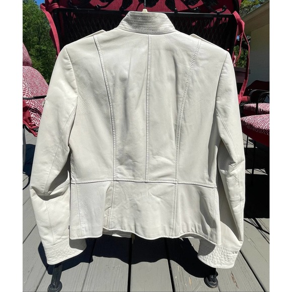 Tory Burch Leather Jacket Size 8 - Picture 2 of 10